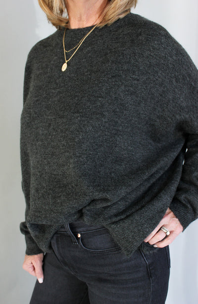 Wide Back Yoke Sweater