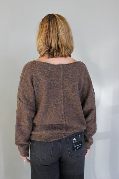 Heathered Pullover Sweater