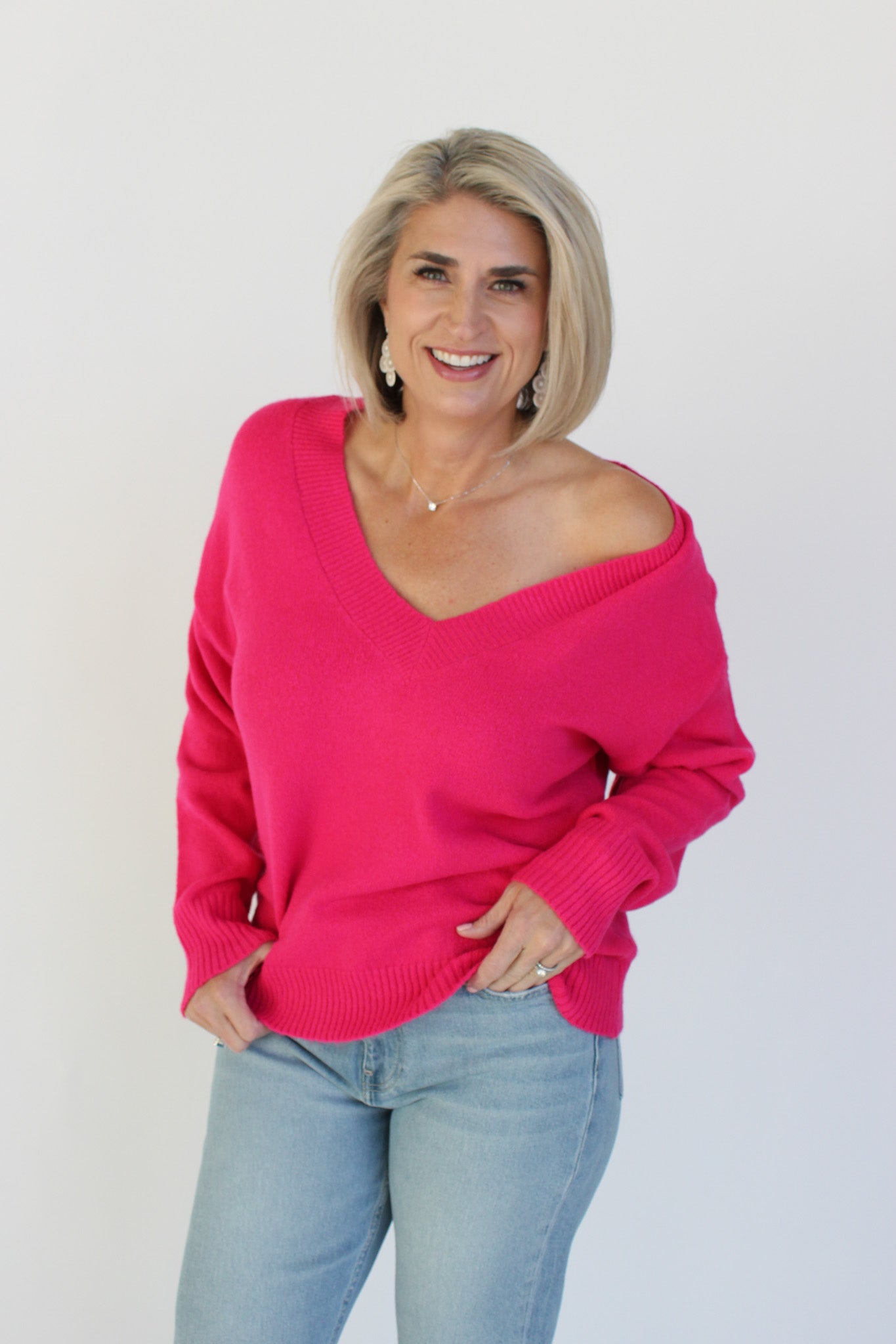 Easy Breezy V Neck Pullover