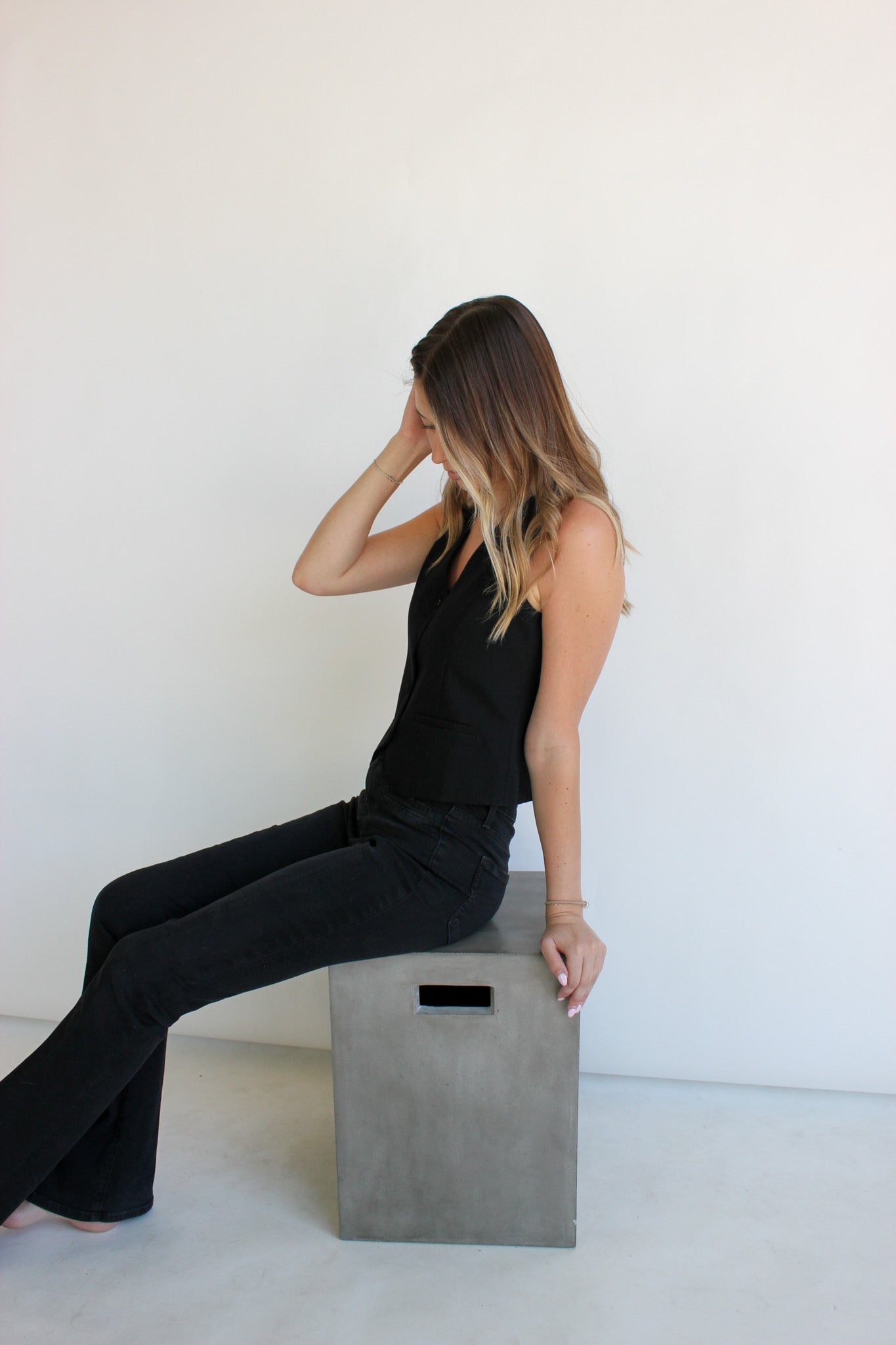 High Rise Laurel Canyon Welt Pockets