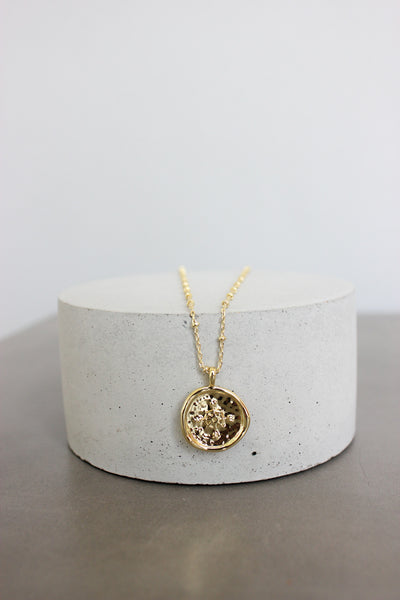 Compass Coin Necklace