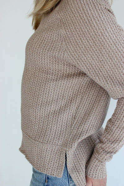 Harlow Hi-Low Crew Sweater