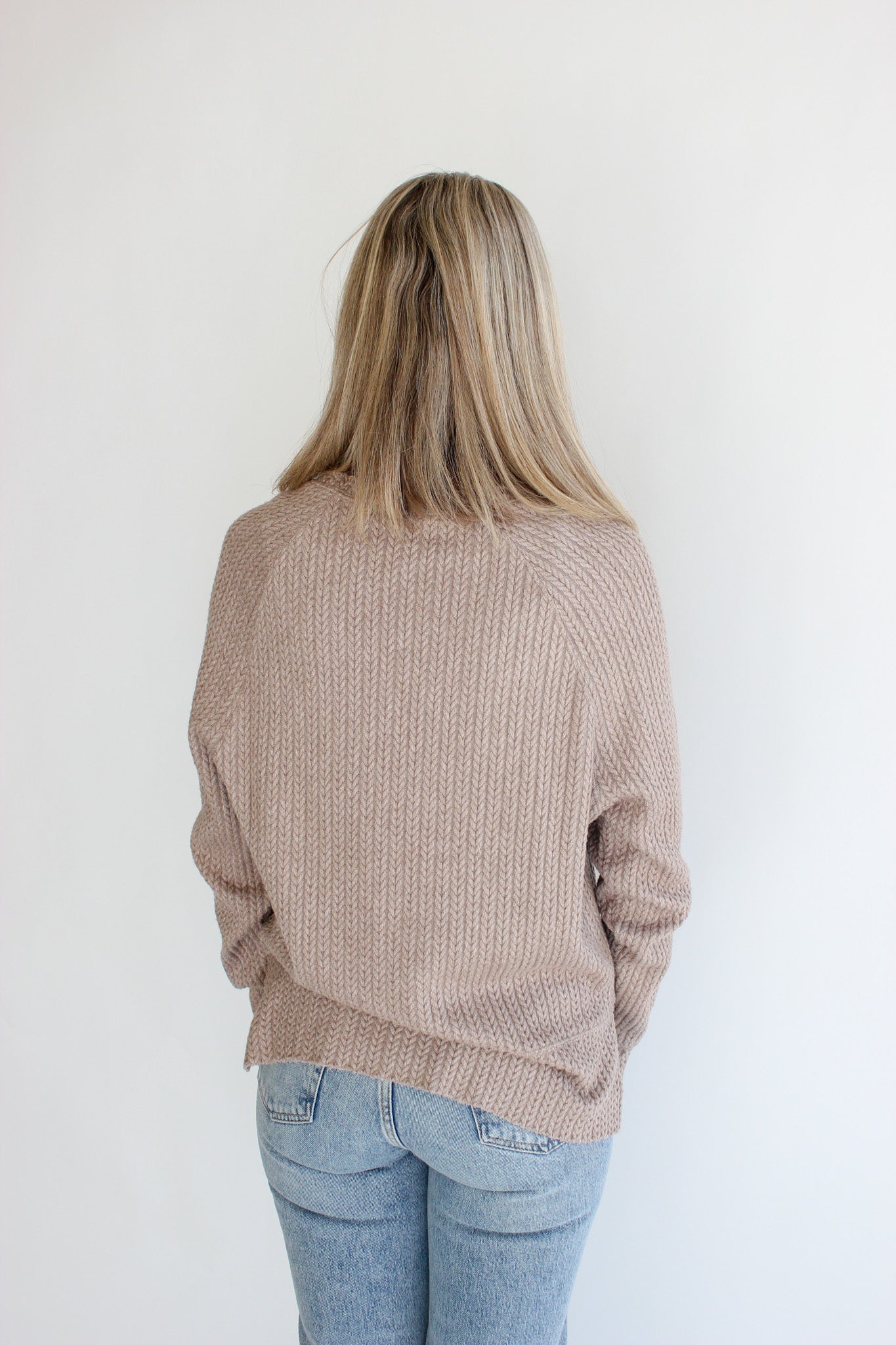 Harlow Hi-Low Crew Sweater