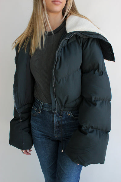 Cropped Puffer Jacket