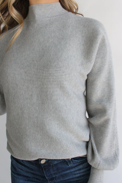 Turtleneck Dolman Knit Sweater