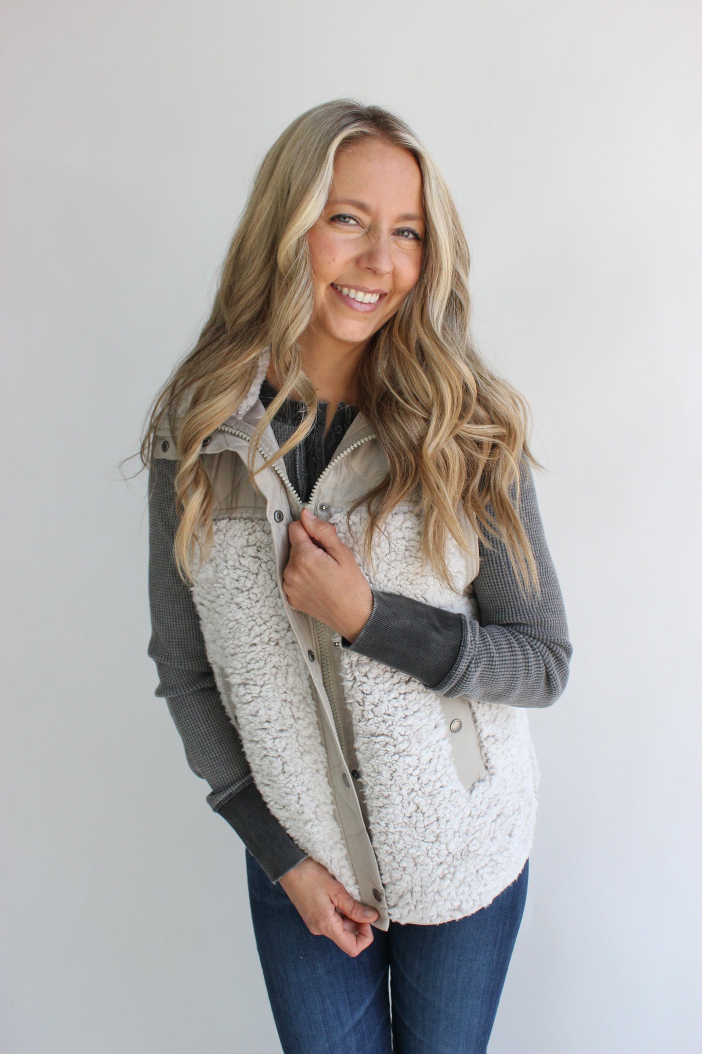 Faux Fur Lined Vest