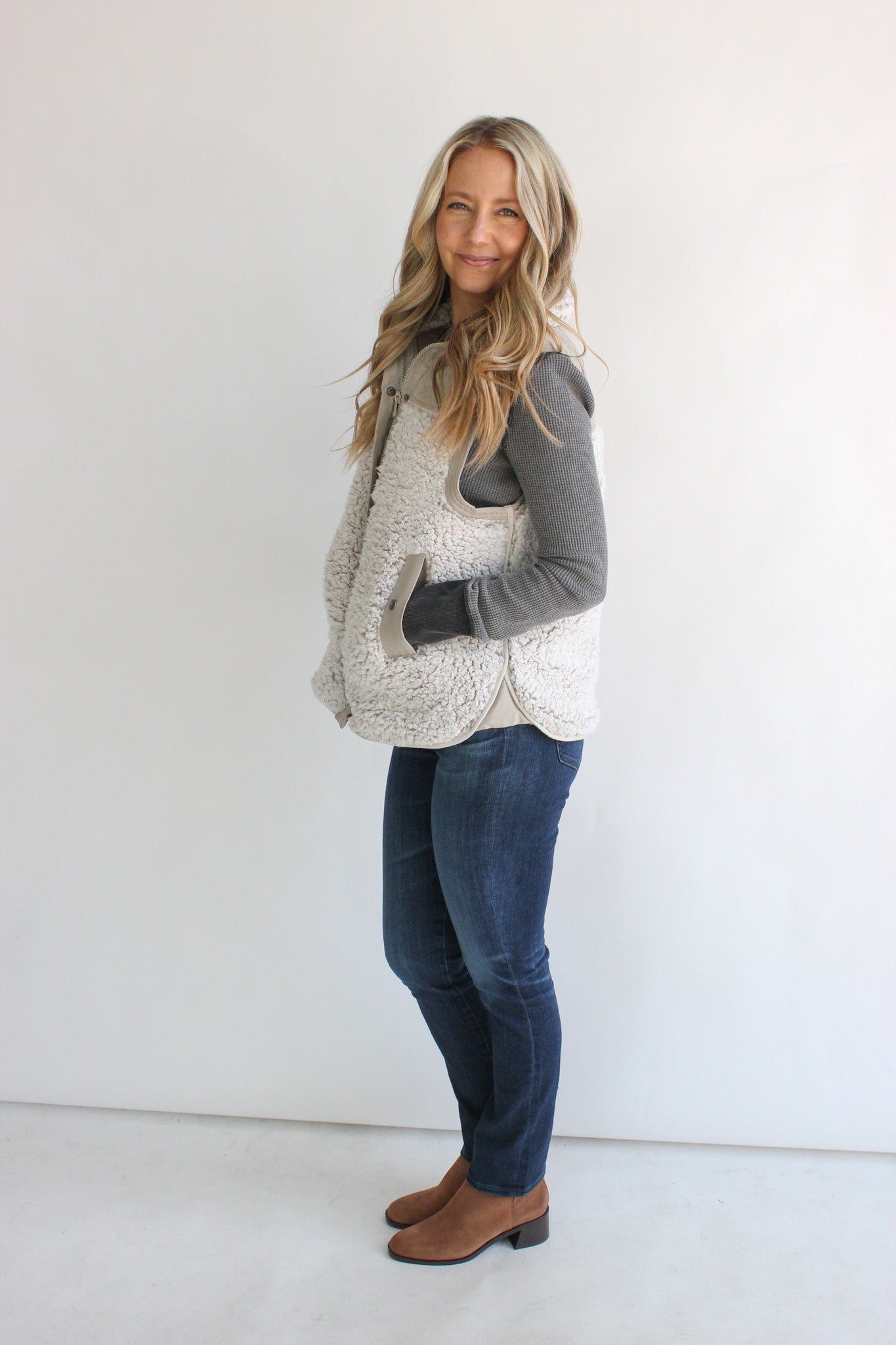 Faux Fur Lined Vest