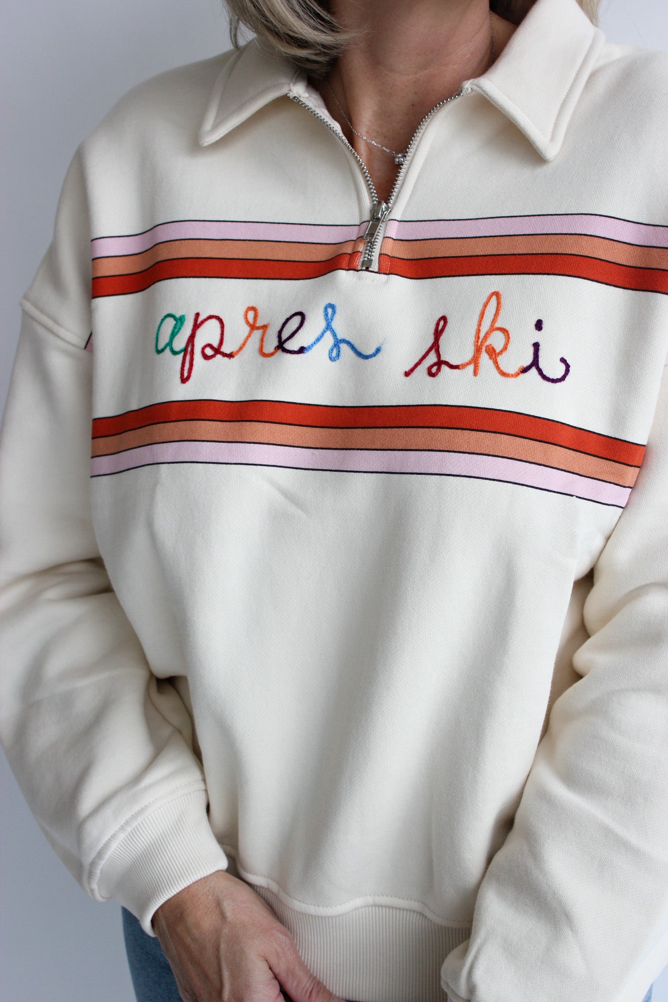 Apres Ski Collared Pullover