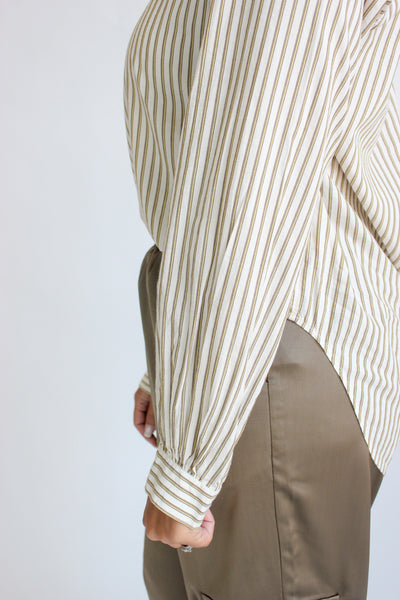 Kenzie L/S Split Neck Top