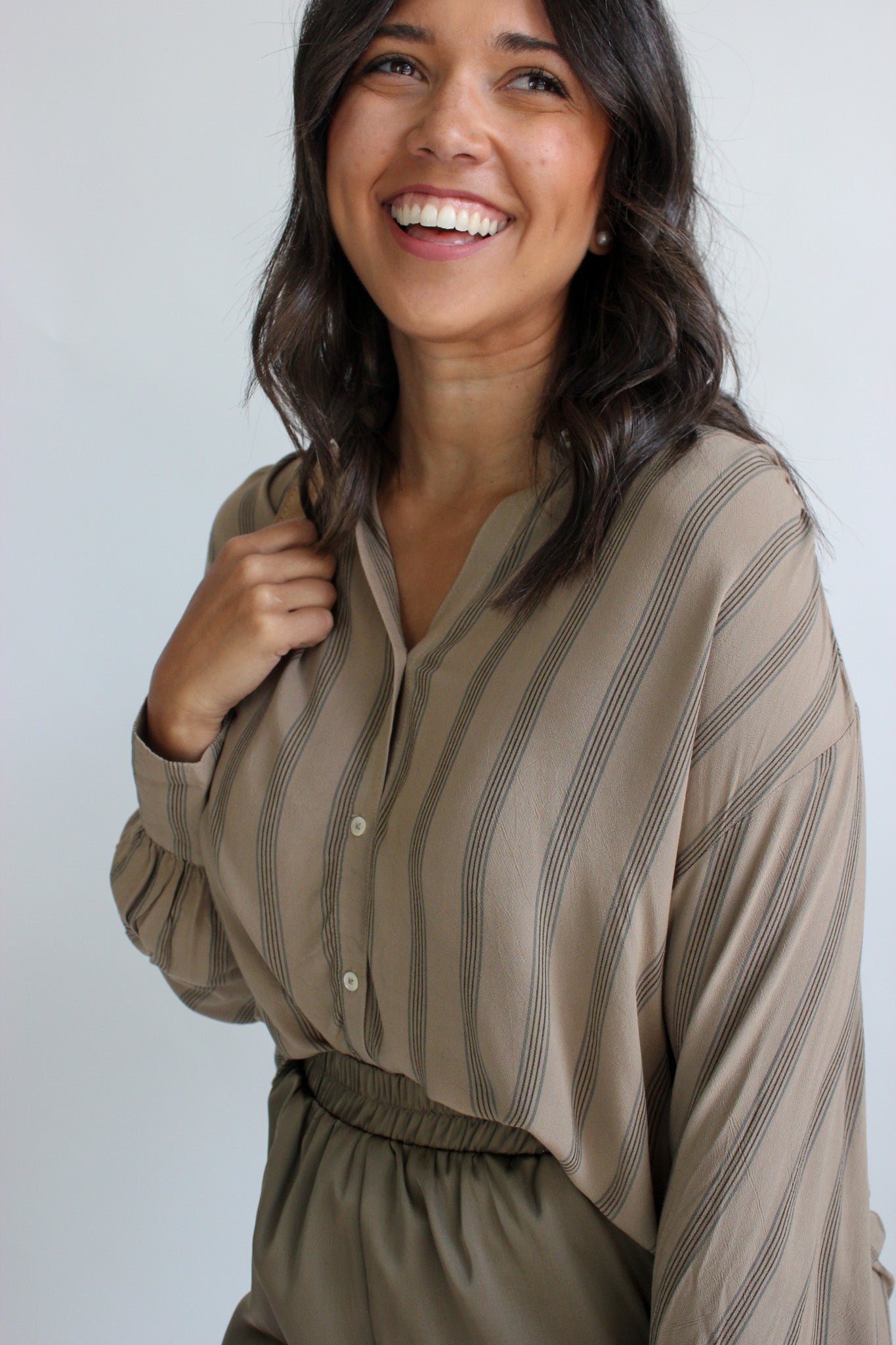Peyton Shirred Yoke Blouse