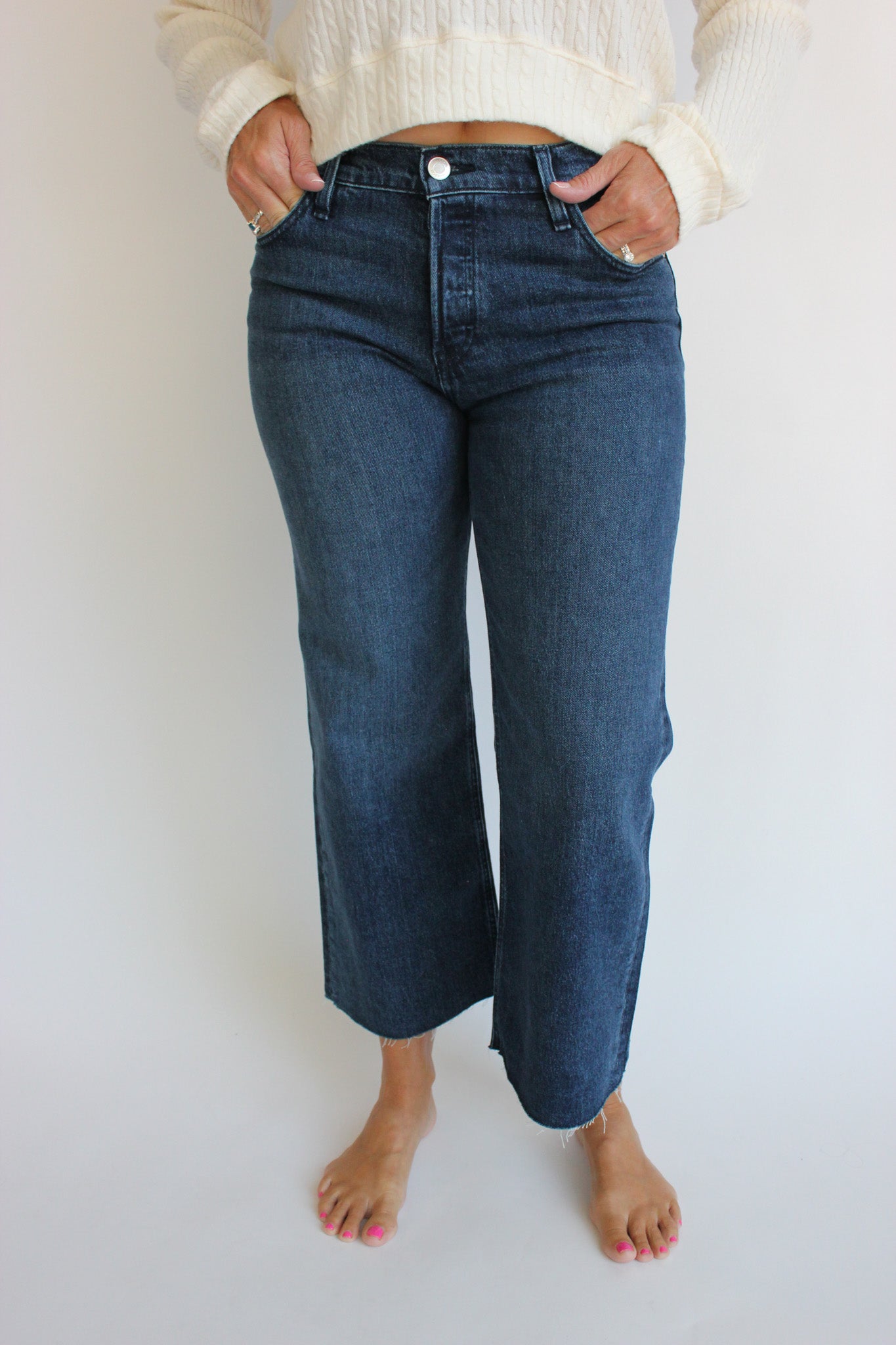 Rosie High-Rise Wide Leg Crop