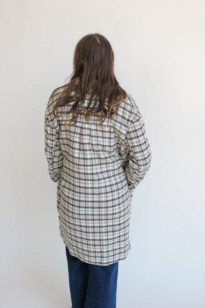 Art Deco Plaid Shacket