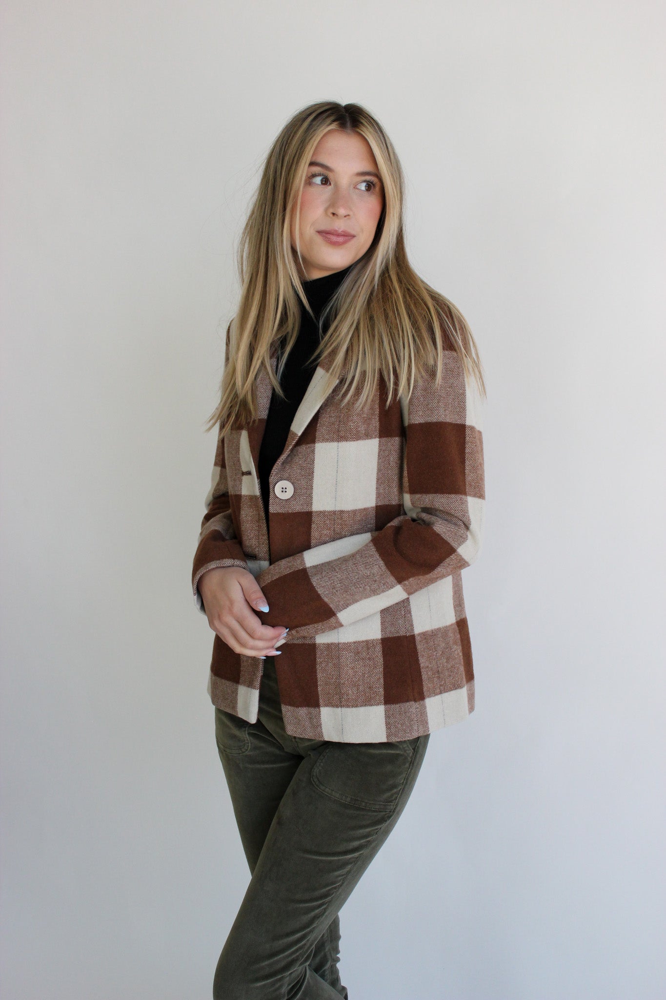 Ricki Plaid Blazer