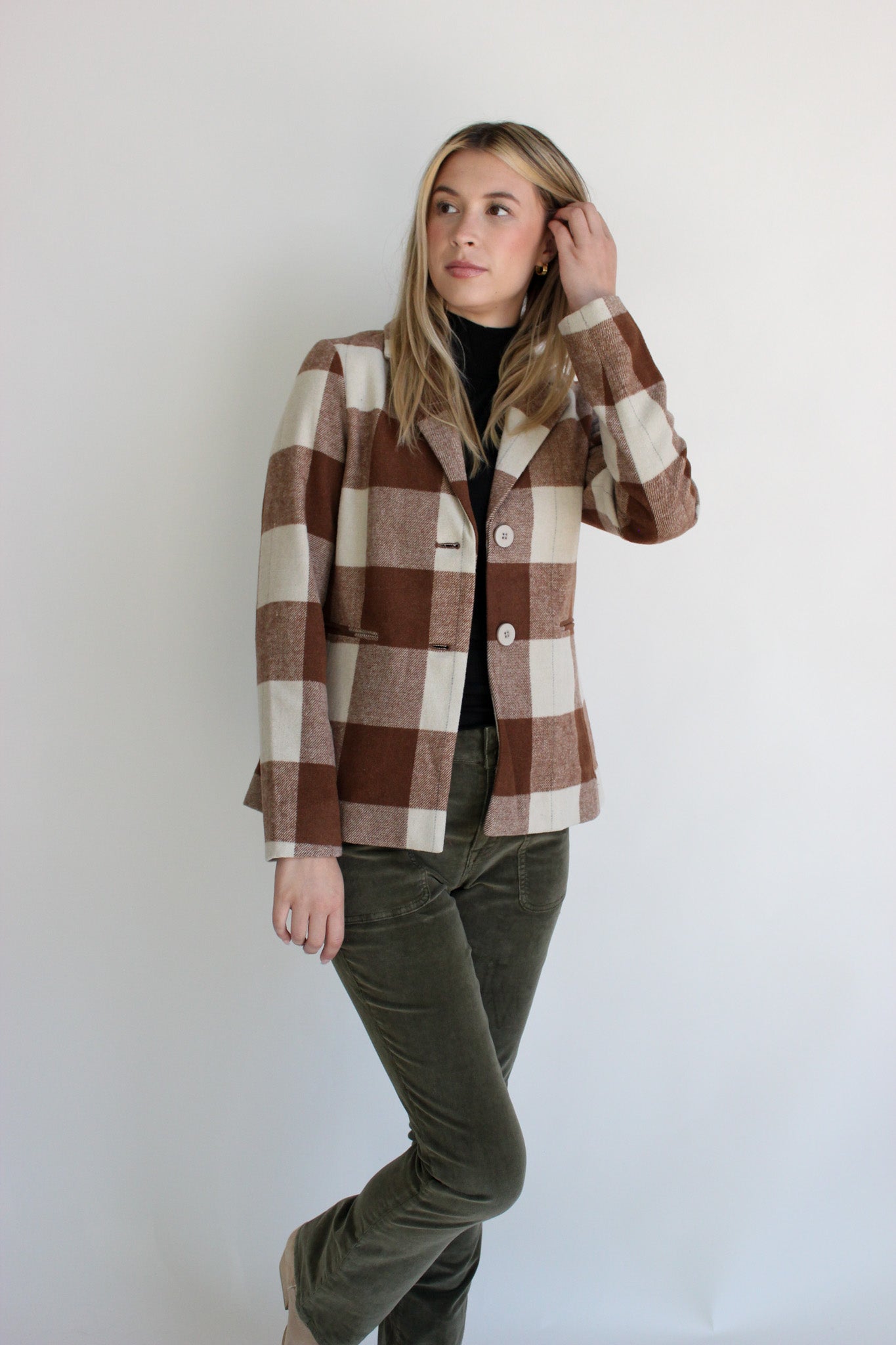 Ricki Plaid Blazer