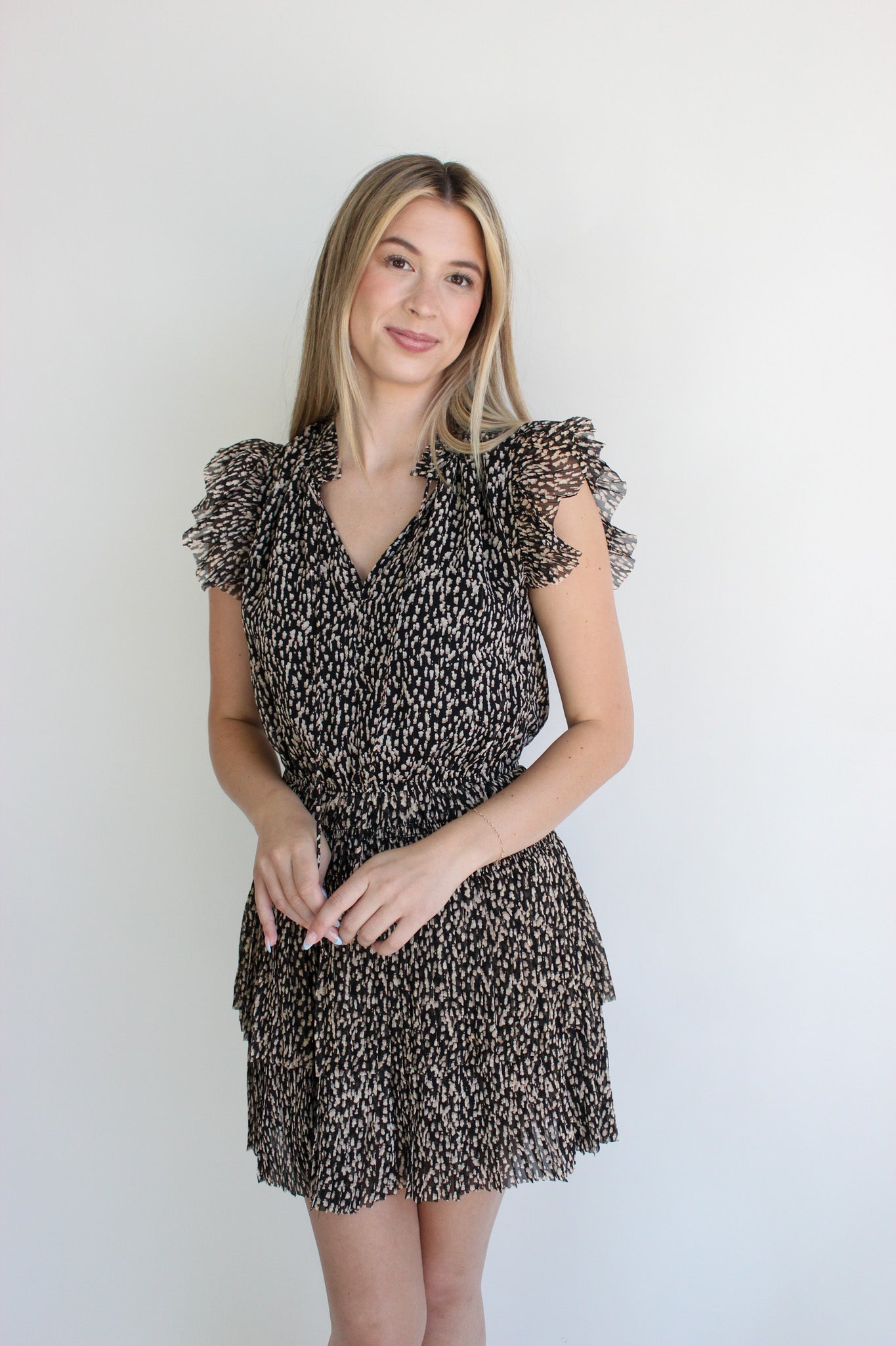Sleeveless Smocked Dress