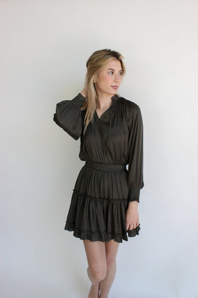 Long Sleeve Layered Dress