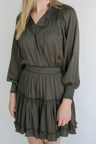 Long Sleeve Layered Dress