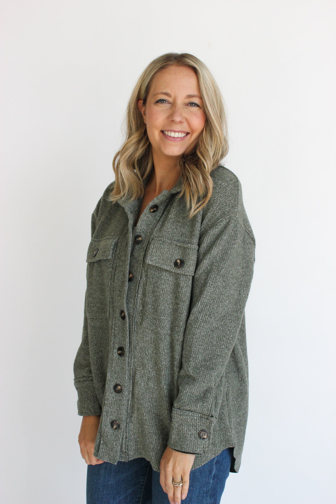 Change Like The Weather Knit Shacket