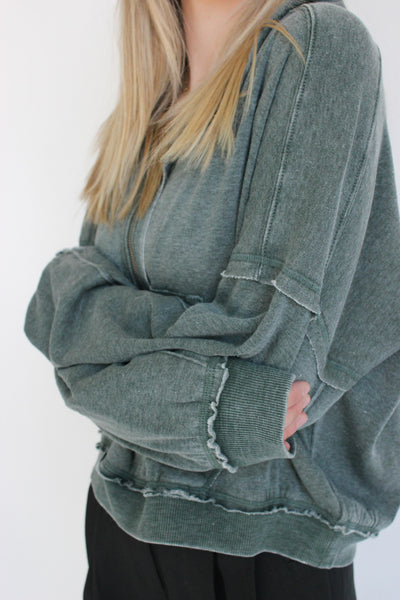 Cashmere Fleece Quarter Zip