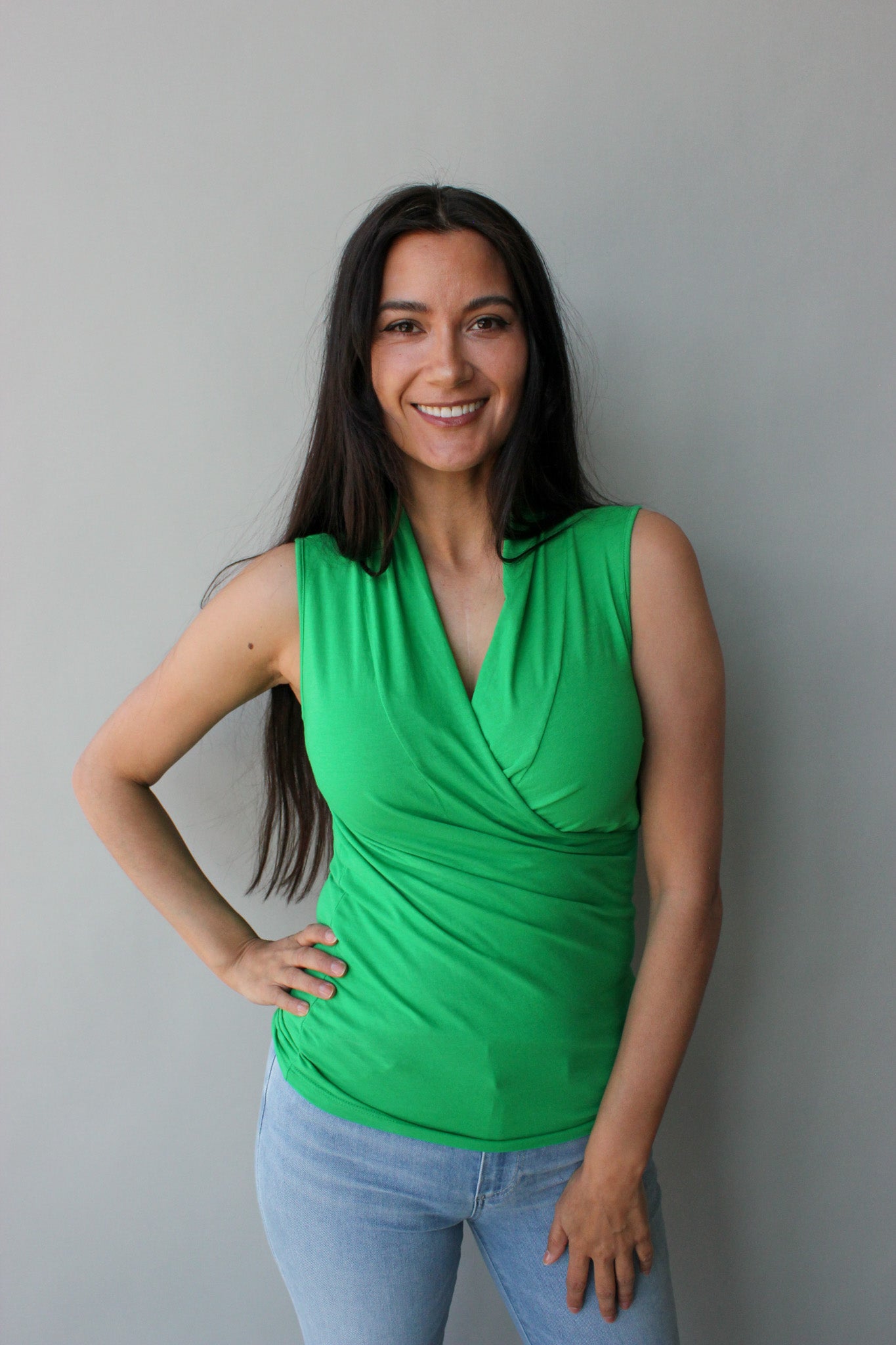 Adelise Wrap Tank Top