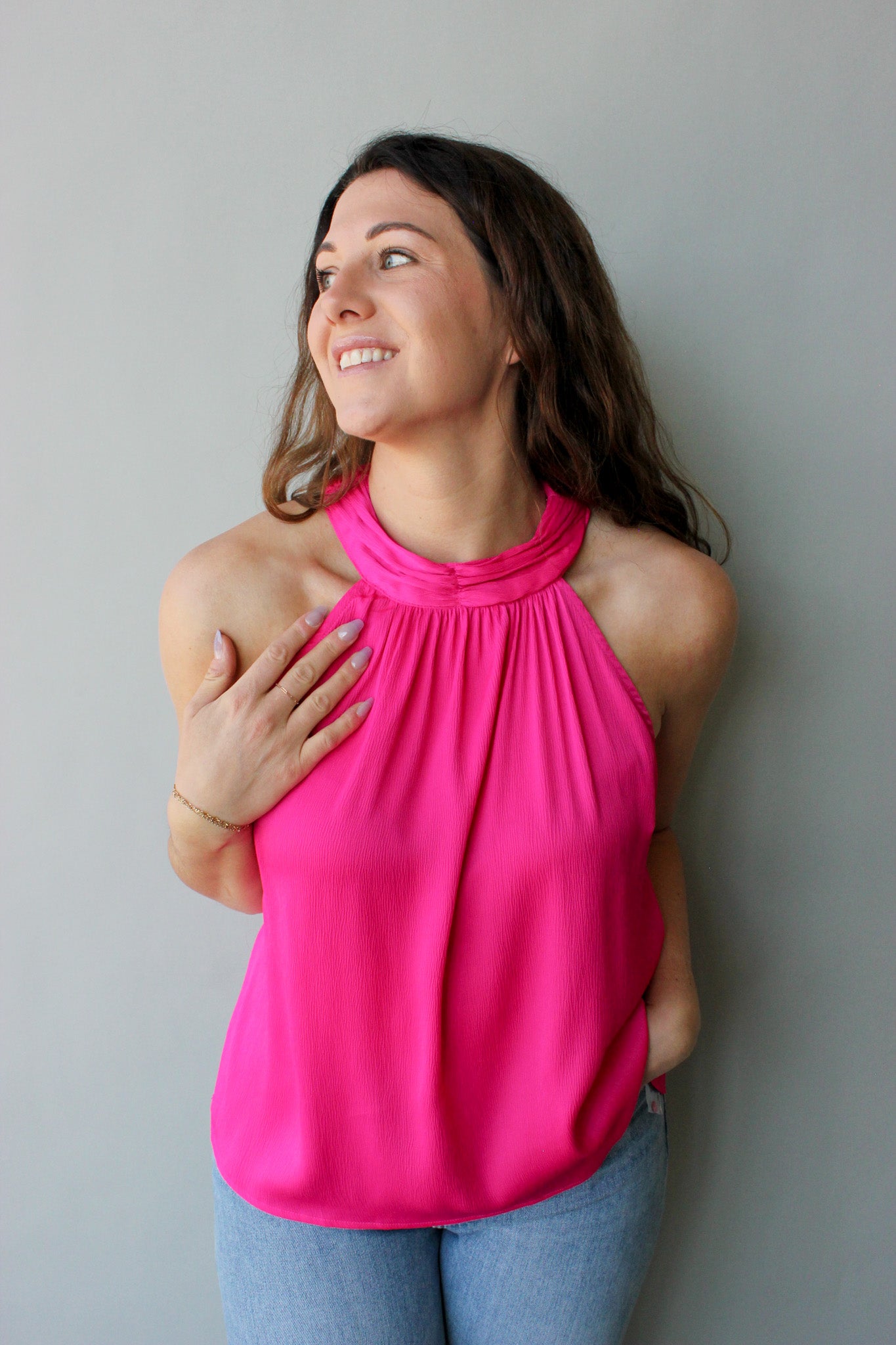 High Neck Top