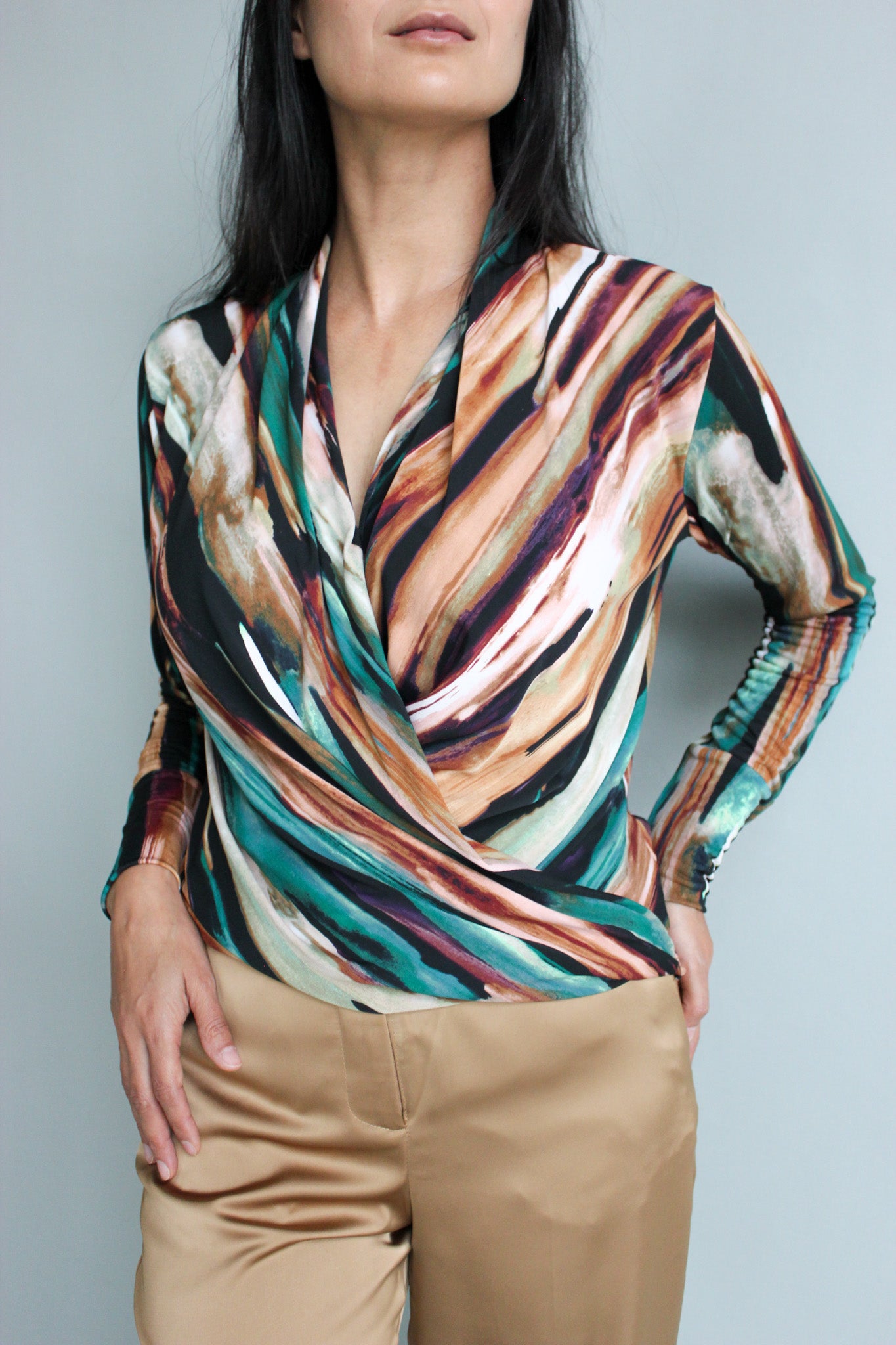 L/S Surplice Ity