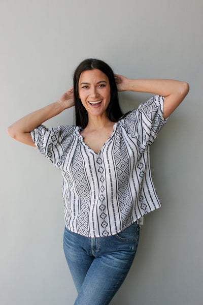 Boho Raglan Top