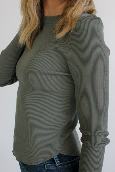 Ribbed Long Sleeve