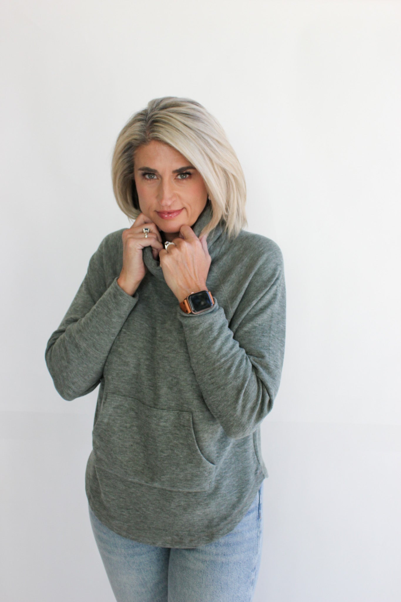 Funnel Neck Pullover