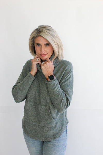 Funnel Neck Pullover