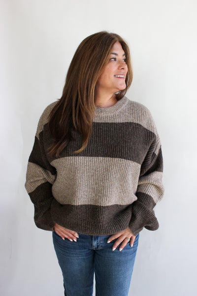 Color Striped Sweater