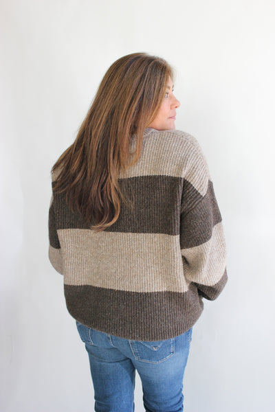 Color Striped Sweater