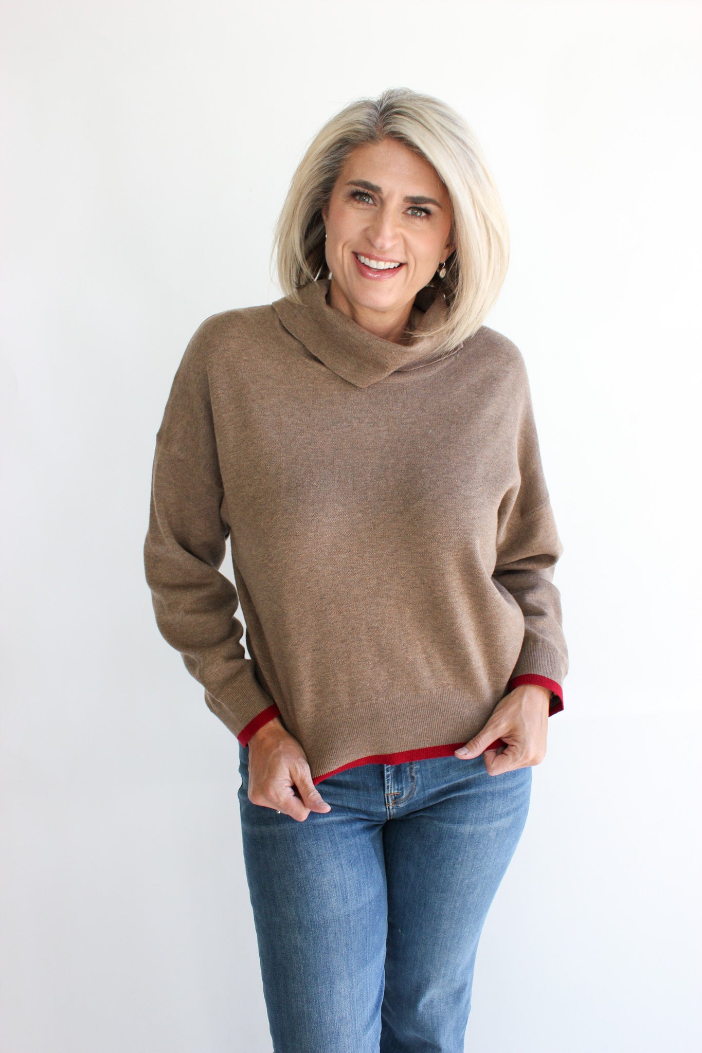 Turtleneck Dolman Sweater