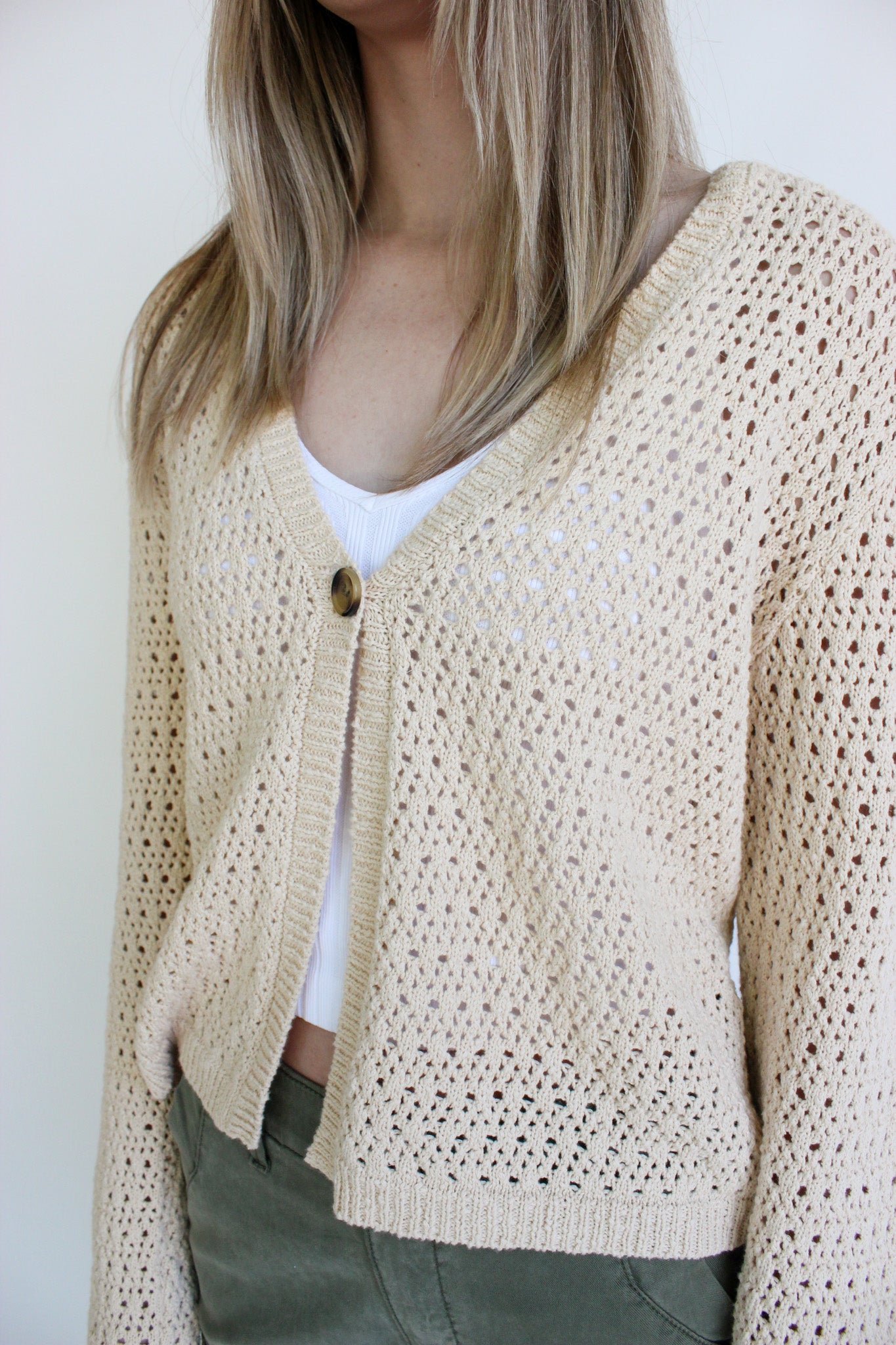 Open Knit Cardi