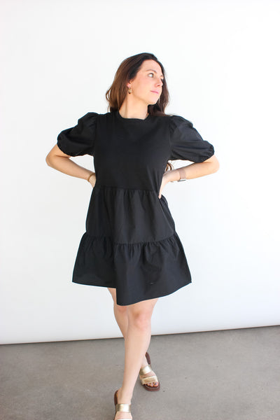 Poplin Mix Dress