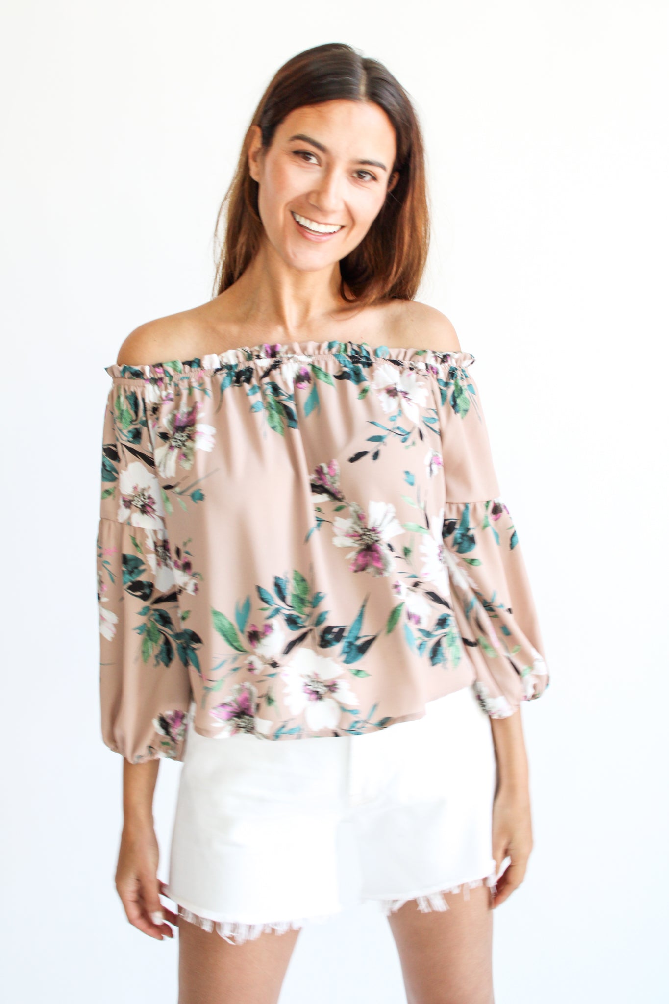 Off The Shoulder Puff Blouse