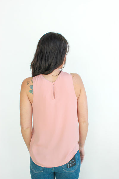 Halter Neck Top W/ Back Opening