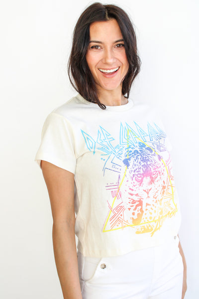 Oversized Crewneck Def Leppard Tee