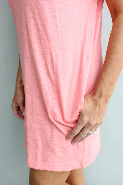 S/S Dolman V-Neck Dress
