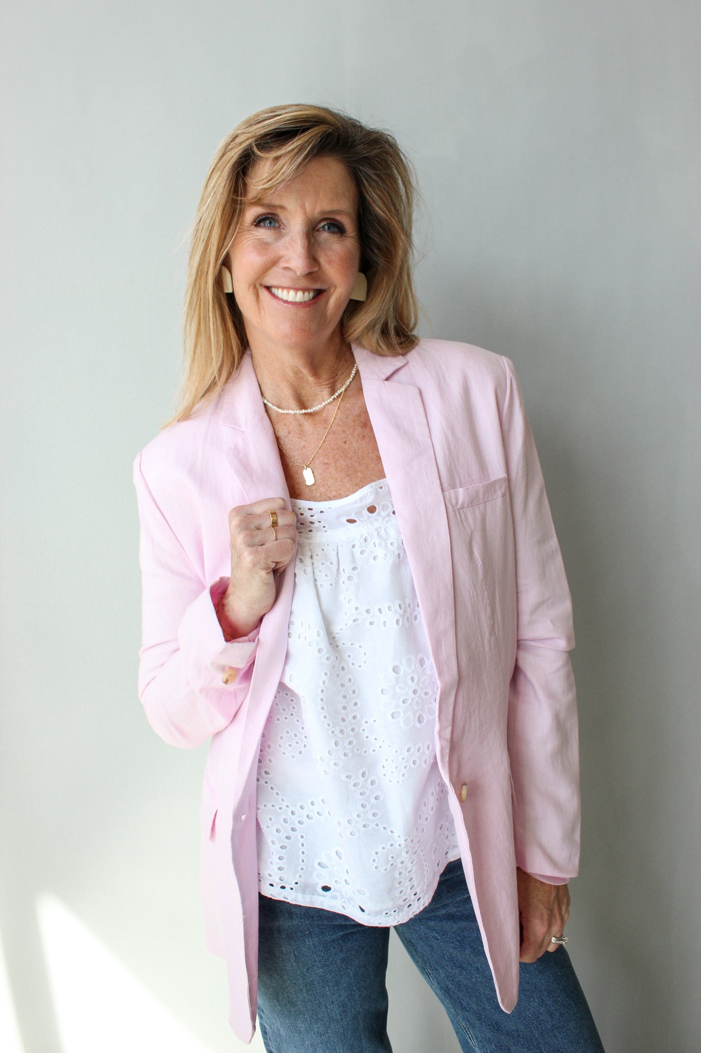 Linen on the Edge Blazer
