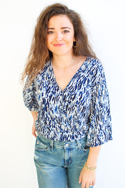 Banded Kimono Top