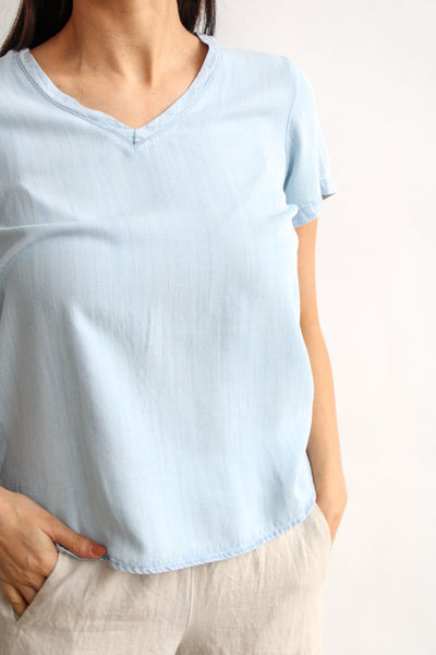 V-Neck Tencel SS