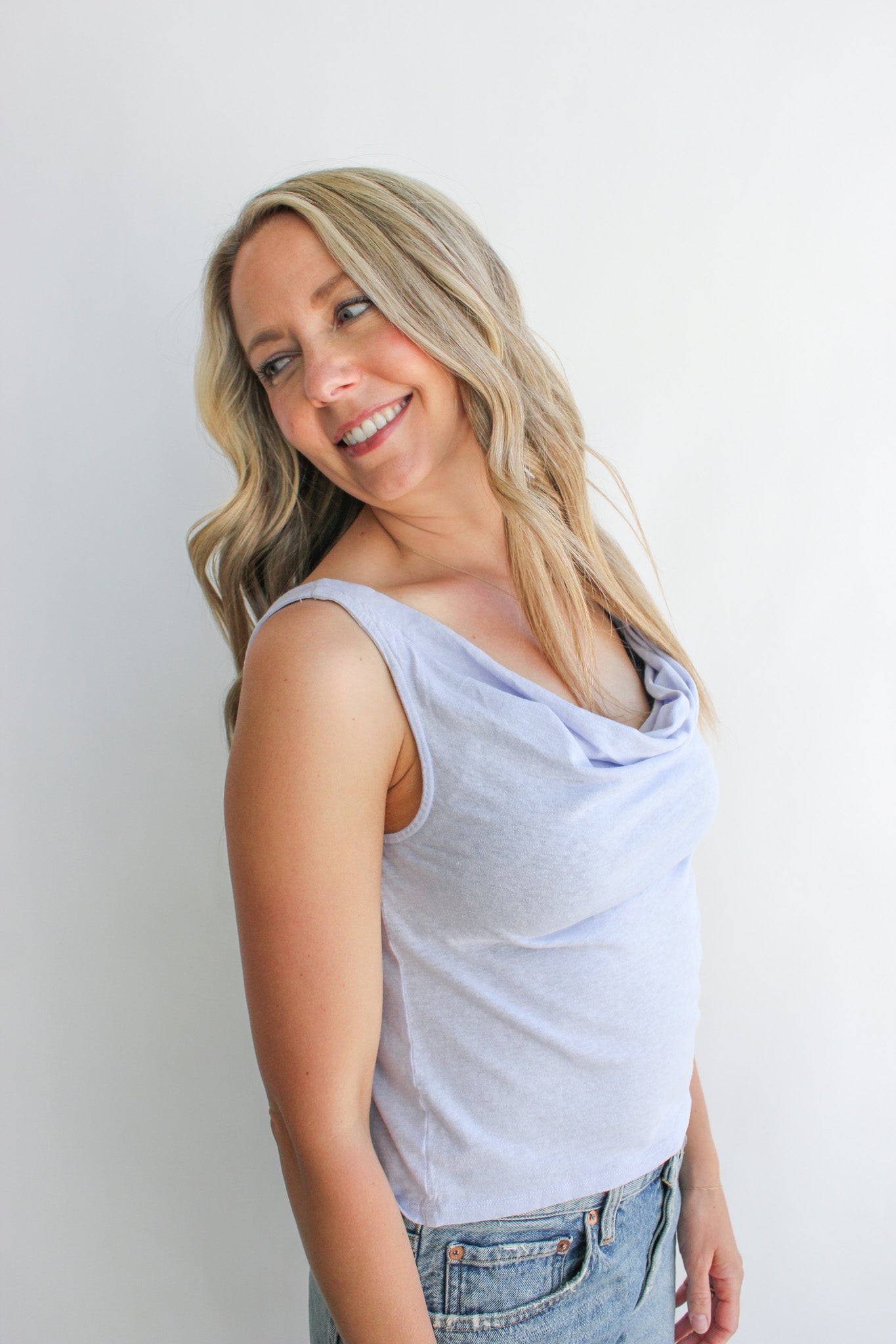 Cowl Neck Tank