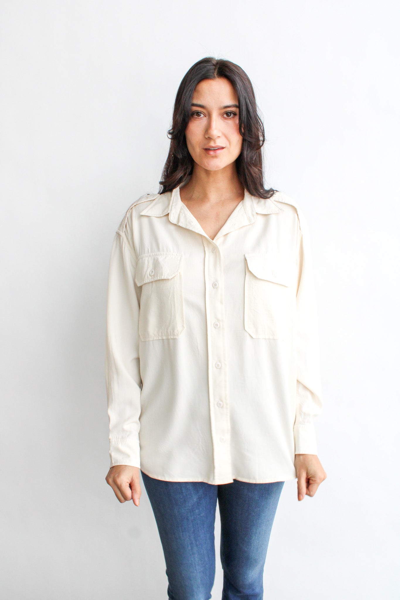 Cargo Shirt W/ Shoulder Tabs
