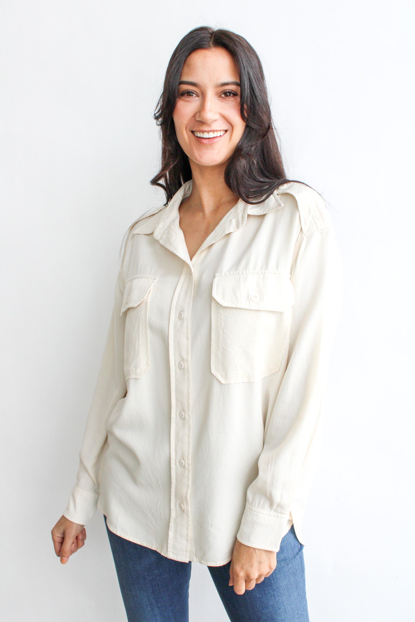 Cargo Shirt W/ Shoulder Tabs